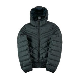 Second life - Kurtka puchowa dla kobiet - Stan bardzo dobry. Czarne kurtki Nike, bez wzorów, z puchu, bez kaptura. Za 169,16 zł.