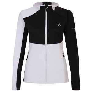 Bluza turystyczna damska Dare 2B Convey II. Białe bluzy Dare 2b, bez wzorów, bez kaptura. W wyprzedaży za 249,99 zł.