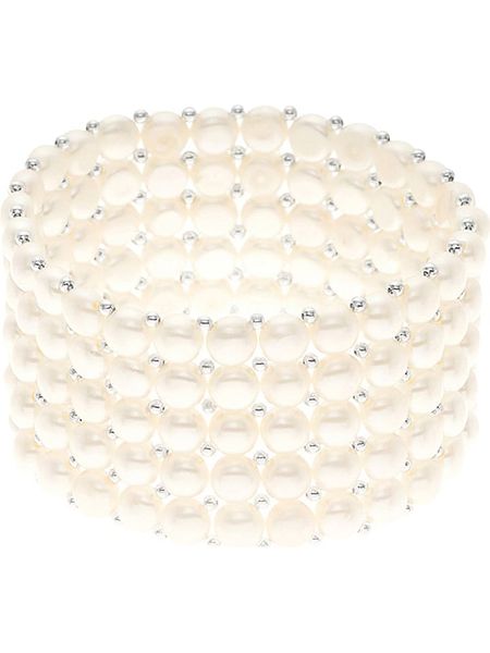 Pearline Bransoletka z perłami w kolorze białym rozmiar: onesize. Białe bransoletki Pearline, z perłą. Za 305,29 zł.