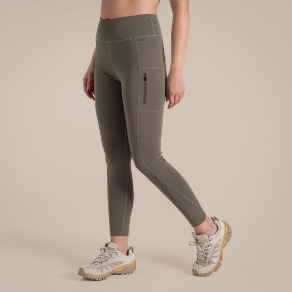 Legginsy damskie Craghoppers NosiLife Adeena. Zielone legginsy Craghoppers, bez wzorów, z materiału. Za 382,60 zł.