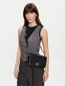 MICHAEL Michael Kors Torebka 30S4GD8M2L Czarny. Czarne torebki klasyczne MICHAEL Michael Kors, bez wzorów, ze skóry, bez dodatków. Za 693,99 zł.