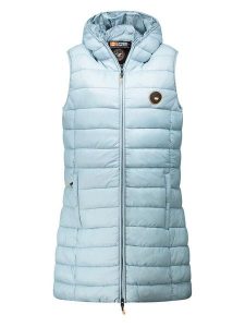 Canadian Peak Kamizelka pikowana "Vatikamapeak" w kolorze błękitnym rozmiar: M. Niebieskie kamizelki Canadian Peak, m, bez wzorów, bez kołnierzyka, bez ramiączek, bez kaptura. Za 121,99 zł.