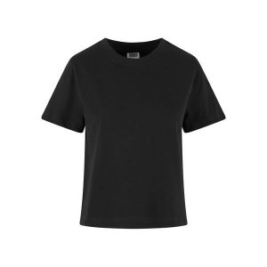 Koszulka damska Urban Classics Organic Boxy. Czarne koszulki sportowe Urban Classics, bez wzorów, z bawełny, bez ramiączek. Za 142,00 zł.