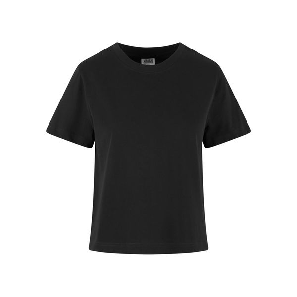 Koszulka damska Urban Classics Organic Boxy. Czarne koszulki sportowe Urban Classics, bez wzorów, z bawełny, bez ramiączek. Za 141,50 zł.