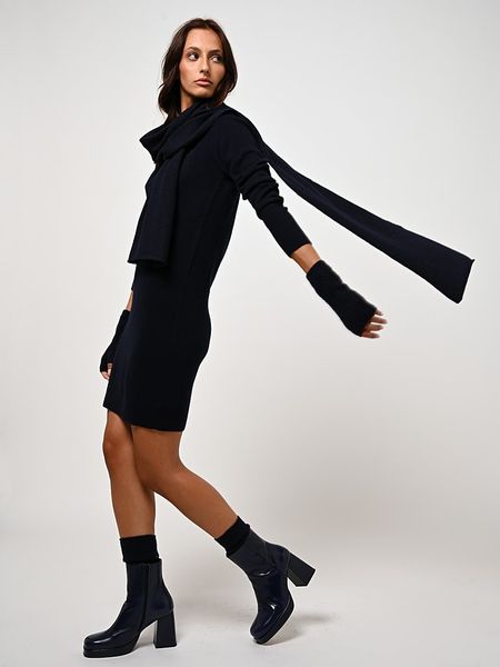 AUTHENTIC CASHMERE Kaszmirowy szal "Vaymont" w kolorze granatowym - 200 x 30 cm rozmiar: onesize. Czarne szaliki AUTHENTIC CASHMERE, bez wzorów, z kaszmiru. Za 327,10 zł.