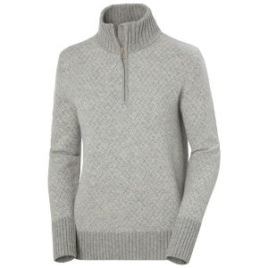 Kurtka damska Helly Hansen Arctic Iceland. Brązowe swetry klasyczne Helly Hansen, bez kołnierzyka. W wyprzedaży za 547,75 zł.