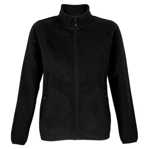 Damska Bluza Polarowa Factor Zapinana Na Zamek Błyskawiczny. Czarne kurtki SOL'S, na zimę, s, bez wzorów, z polaru, bez kaptura. Za 148,99 zł.