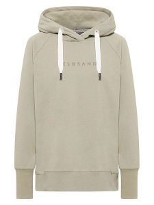 ELBSAND Bluza "Svana" w kolorze beżowym rozmiar: S. Brązowe bluzy ELBSAND, s, bez wzorów, z bawełny, z kapturem. Za 165,99 zł.