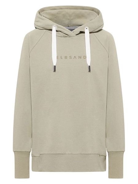 ELBSAND Bluza "Svana" w kolorze beżowym rozmiar: S. Brązowe bluzy ELBSAND, s, bez wzorów, z bawełny, z kapturem. Za 170,07 zł.