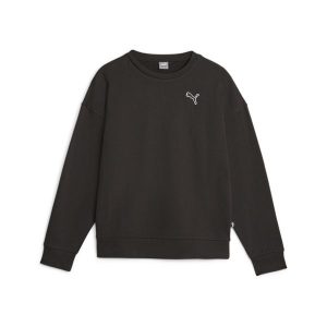 Bluza sportowa damska PUMA BETTER ESSENTIALS. Czarne bluzy Puma, s, bez wzorów, bez kaptura. Za 229,30 zł.