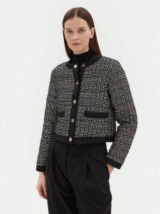Motivi Kurtka przejściowa F710Q100653N Szary Regular Fit. Szare kurtki Motivi, bez wzorów, z syntetyku, bez kaptura. Za 439,99 zł.
