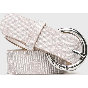 Guess Jeans - Pasek. Szare paski marki Guess Jeans, z aplikacjami, z jeansu. Za 189,90 zł.