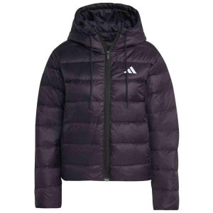 Kurtka damska adidas Essentials Climawarm Light Down Hoodie. Czarne kurtki ADIDAS, bez wzorów, z puchu, bez kaptura. Za 449,99 zł.