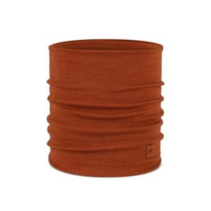 Komin zimowy chusta z wełny merino heavyweight. Brązowe apaszki i chusty Buff, bez wzorów, z wełny, sportowe. Za 169,90 zł.
