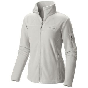 Polar Damski Columbia Fast Trek II. Białe kurtki Columbia, m, bez wzorów, z polaru, bez kaptura. Za 289,99 zł.