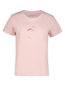 Icepeak Koszulka w kolorze jasnoróżowym rozmiar: XL. Różowe bluzki Icepeak, xl, bez wzorów, z bawełny, bez kołnierzyka, bez ramiączek. Za 74,63 zł.