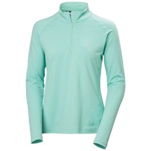 Damska bluza dresowa 1/2 z zamkiem błyskawicznym Helly Hansen Tyri. Niebieskie bluzy Helly Hansen, bez wzorów, z dresówki, bez kaptura. Za 362,50 zł.