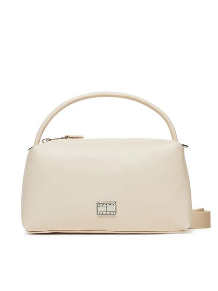 Tommy Jeans Torebka Tjw American Cool Shoulder Bag AW0AW17531 Beżowy. Brązowe torebki klasyczne Tommy Jeans, bez wzorów, z jeansu, bez dodatków. Za 239,99 zł.