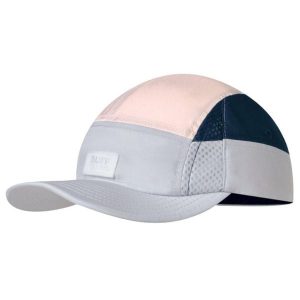 Czapka z daszkiem Damska Buff 5 Panel Go Cap. Szare czapki Buff, bez wzorów, z elastanu, sportowe. Za 148,30 zł.