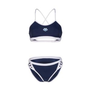 Damski 2-częściowy kostium kąpielowy Arena Icons Cross SO. Niebieskie bikini Arena, bez wzorów. Za 301,50 zł.