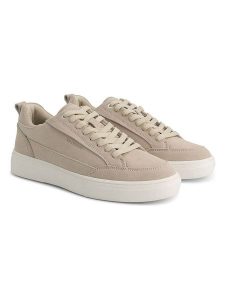 TRAVELIN' Skórzane sneakersy "Carlisle" w kolorze beżowym rozmiar: 39. Brązowe trampki Travelin', bez wzorów, ze skóry, bez zapięcia. Za 439,24 zł.