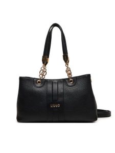 Liu Jo Torebka AA6103 E1109 Czarny. Czarne torebki klasyczne Liu Jo, bez wzorów, ze skóry, bez dodatków. Za 639,99 zł.