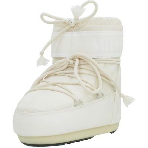 Buty MOON BOOT MB ICON LOW NY Biały. Białe buty trekkingowe Moon Boot, z syntetyku, bez zapięcia. Za 733,99 zł.