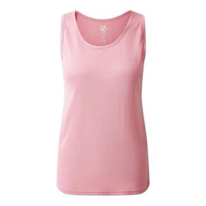 Damski tank top Dare 2B Harmonic. Czerwone topy Dare 2b, bez wzorów, bez kołnierzyka, bez ramiączek. Za 97,60 zł.