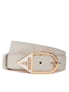 Guess Pasek Damski BW9223 P5235 Biały. Białe paski Guess, z aplikacjami, ze skóry. Za 169,99 zł.