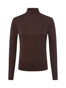 Someday Damska koszula z długim rękawem i zawartością kaszmiru - Kavery Kobiety Modal brązowy jednolity, 38. Brązowe koszule someday., bez wzorów, z kaszmiru, bez kołnierzyka, bez ramiączek. Za 349,95 zł.