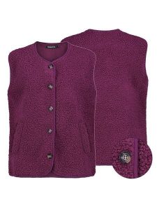 Sublevel Kamizelka pluszowa w kolorze fioletowym rozmiar: L/XL. Różowe kamizelki Sublevel, l, bez wzorów, bez kołnierzyka, bez ramiączek, bez kaptura. Za 204,48 zł.