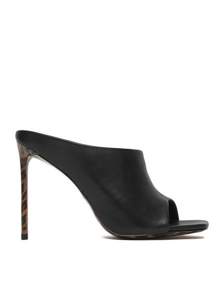 Eva Minge Klapki EO- SAMIRA-LT20136-159-1 Czarny. Czarne klapki Eva Minge, bez wzorów, ze skóry, bez obcasa. Za 449,99 zł.