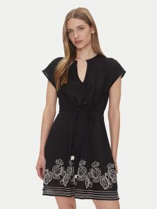 JDY Sukienka letnia Risso 15347077 Czarny Standard Fit. Czarne kombinezony JDY, na lato, xs, bez wzorów, z wiskozy, bez kołnierzyka, bez ramiączek. Za 129,99 zł.
