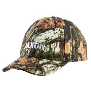 Czapka z latarką w daszku UJ-CZX01B. Brązowe czapki JAXON, bez wzorów, sportowe. Za 42,99 zł.