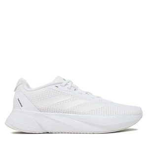 Buty do biegania adidas. Białe buty sportowe ADIDAS, bez wzorów, bez zapięcia, do biegania. Za 229,99 zł.