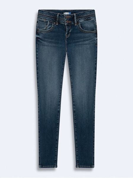 LTB Dżinsy "Julita" - Skinny fit - w kolorze granatowym rozmiar: W28/L30. Niebieskie jeansy LTB, z aplikacjami. Za 180,06 zł.