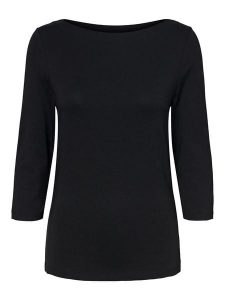 Vero Moda Koszulka "Panda" w kolorze czarnym rozmiar: L. Czarne bluzki Vero Moda, l, bez wzorów, z bawełny, bez kołnierzyka, bez ramiączek. Za 79,21 zł.