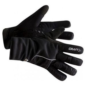 Rękawice Craft siberian 2.0. Czarne rękawiczki 4M, bez wzorów. Za 274,50 zł.