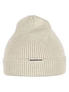 Roadsign Czapka w kolorze kremowym rozmiar: onesize. Brązowe czapki Roadsign, bez wzorów, prążkowane. Za 26,99 zł.