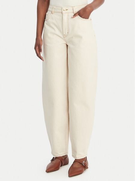 HUGO Jeansy Gimine_5 50561201 Écru Barrel Fit. Jeansy Hugo, bez wzorów, z bawełny. Za 669,99 zł.