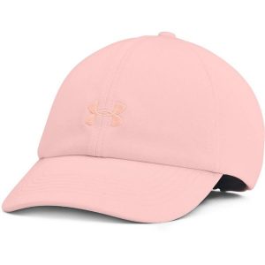 Czapka damska Under Armour Play Up Cap. Czerwone czapki Under Armour, bez wzorów. Za 39,99 zł.