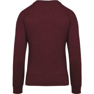 Bluza damska z okrągłym dekoltem z bawełny organicznej Kariban. Brązowe bluzy KARIBAN, bez wzorów, z bawełny, bez kaptura. Za 184,00 zł.