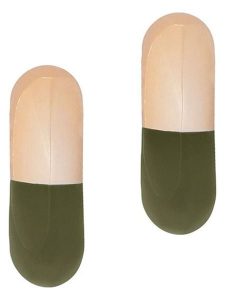 TATUUM Kolczyki-półkreole "Orinn" rozmiar: onesize. Brązowe kolczyki Tatuum, z mosiądzu. Za 26,99 zł.