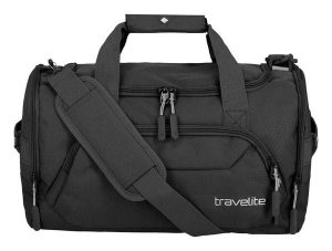 Torba podróżna travelite Kick Off S. Czarne torby podróżne i sportowe TRAVELITE, bez wzorów, z materiału. Za 189,00 zł.