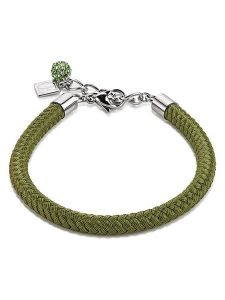 COEUR DE LION Bransoletka w kolorze khaki rozmiar: onesize. Brązowe bransoletki COEUR DE LION, z kryształem, ze stali. Za 86,99 zł.