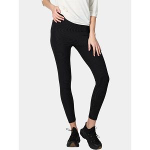 Legginsy damskie Luhta Eriksen. Czarne legginsy Luhta, bez wzorów. Za 369,00 zł.