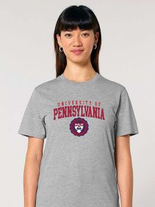 American Universities Koszulka "University of Pennsylvania" w kolorze szarym rozmiar: XL. Szare bluzki American Universities, xl, bez wzorów, z bawełny, bez kołnierzyka, bez ramiączek. Za 74,63 zł.