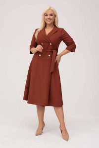 Elegancka żakietowa sukienka Marietta w odcieniach brązu XXL OVERSIZE JESIEŃ. Żółte sukienki Moda Size Plus Iwanek, do pracy, na jesień, l, bez wzorów, z elastanu, biznesowe, bez kołnierzyka, bez ramiączek, mini, oversize. W wyprzedaży za 260,00 zł.