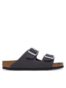 Birkenstock Klapki Arizona 1032829 Szary ciemny. Szare klapki Birkenstock, bez wzorów, ze skóry, bez obcasa. Za 449,99 zł.
