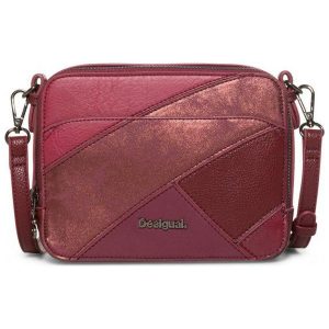 Desigual Torebka Damska Priya Jasper Burgundowa. Torebki klasyczne marki Desigual. W wyprzedaży za 238,00 zł.